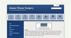Desktop Screenshot of jennerhousesurgery.co.uk